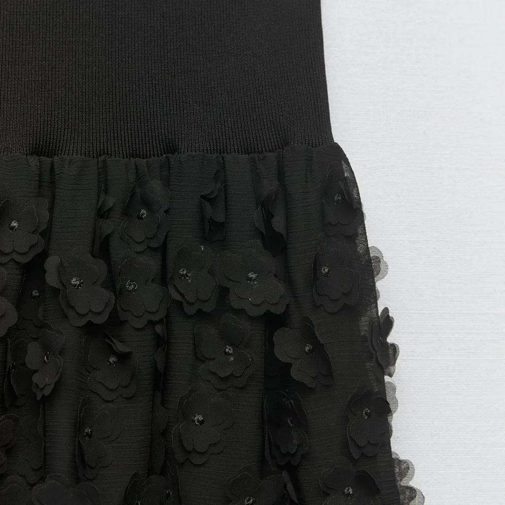 Zara Knit Floral Dress - Picture 3 of 3